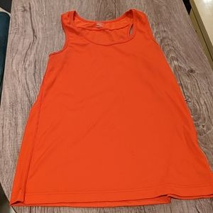Reebok orange ribbed tank active wear XL